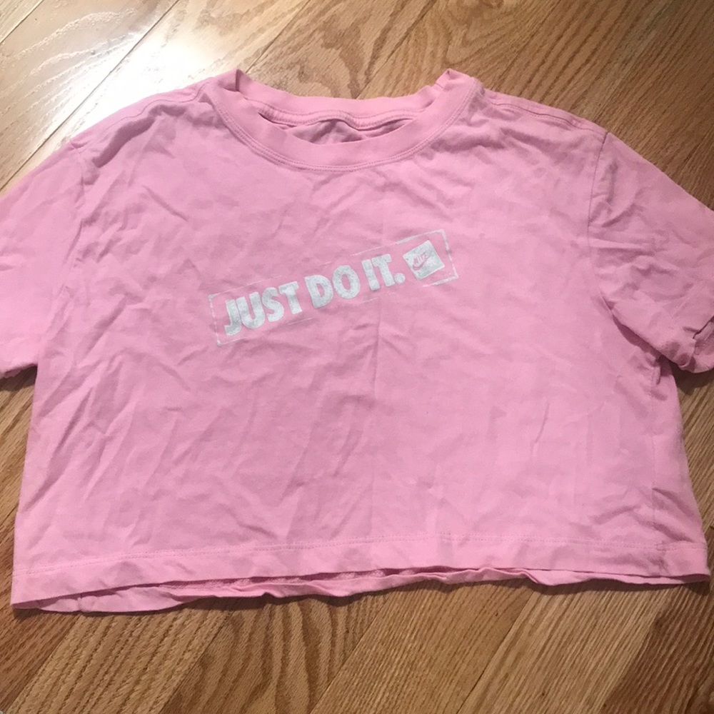 Pink crop top